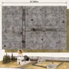 Gale Force Nine Battlefield In A Box: Brown/City Double Sided Gaming Mat (48" X 72") Game Mats