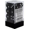 Gaming Accessories Chessex : 16mm D6 Set Black/White 1 Gaming Accessories Chessex : 16mm D6 Set Black/White