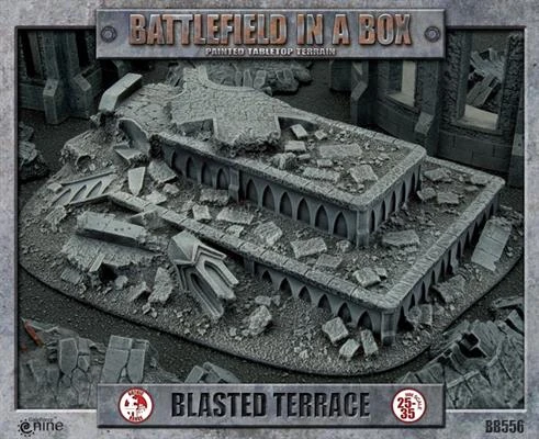 Gale Force Nine Battlefield In A Box: Blasted Terrace 3 Gale Force Nine Battlefield In A Box: Blasted Terrace