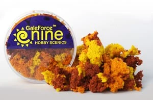 Gale Force Nine Hobby Round: Autumn 3 Color Clump Foliage Mix 3 Gale Force Nine Hobby Round: Autumn 3 Color Clump Foliage Mix
