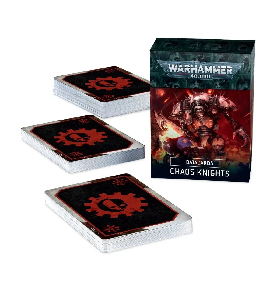 Games Workshop Datacards: Chaos Knights 3 Games Workshop Datacards: Chaos Knights