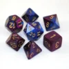 Chessex : Polyhedral 7-die Set Blue-Purple/ Gold Gaming Accessories 2 Chessex : Polyhedral 7-die Set Blue-Purple/ Gold Gaming Accessories