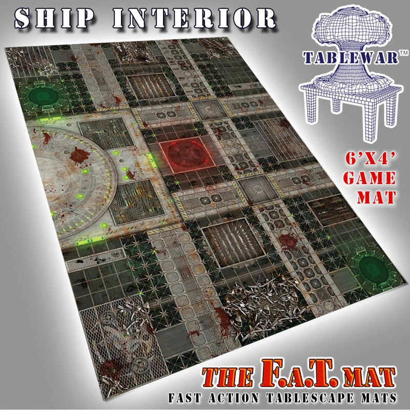 TableWar Ship Interior 4 X 6 FAT Mat 3 TableWar Ship Interior 4 X 6 FAT Mat