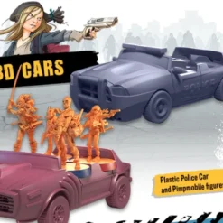 CMON Zombicide 2nd Edition - 3d Car Set