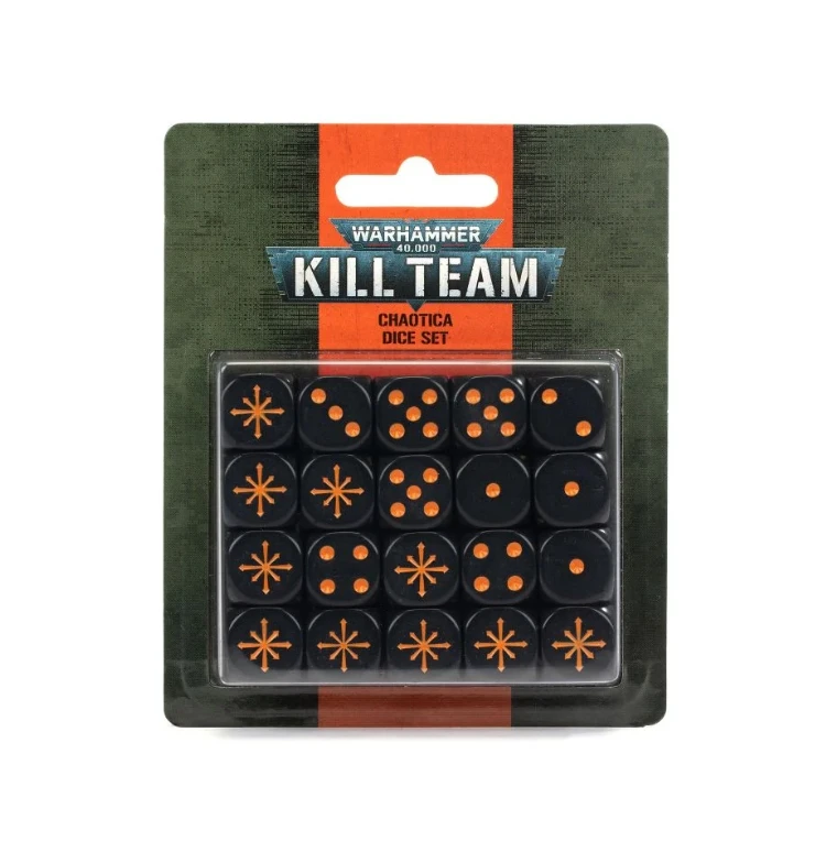Games Workshop Kill Team - Chaotica Dice Set 3 Games Workshop Kill Team - Chaotica Dice Set
