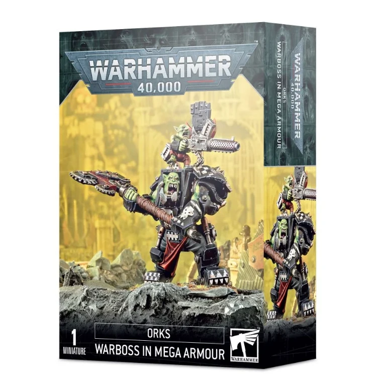 Games Workshop Ork Warboss In Mega Armor 3 Games Workshop Ork Warboss In Mega Armor