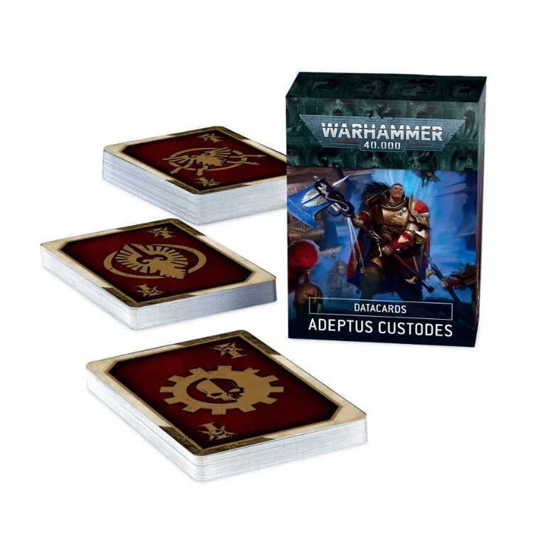 Games Workshop Datacards : Adeptus Custodes 3 Games Workshop Datacards : Adeptus Custodes