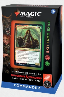 Wizards Of The Coast MtG: Battle For Baldur's Gate Commander Deck - (4 Options) Magic The Gathering 4 Wizards Of The Coast MtG: Battle For Baldur's Gate Commander Deck - (4 Options) Magic The Gathering