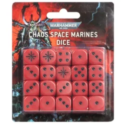 Games Workshop Chaos Space Marines Dice