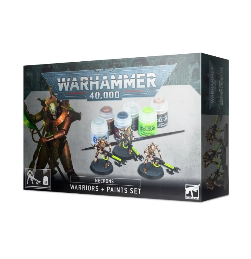 Games Workshop Necron Warriors + Paint Set 3 Games Workshop Necron Warriors + Paint Set