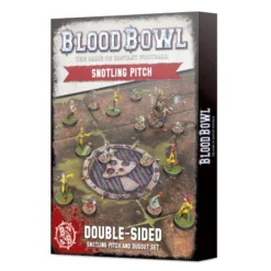 Games Workshop Blood Bowl - Snotling Team Double Sided Pitch And Dugouts