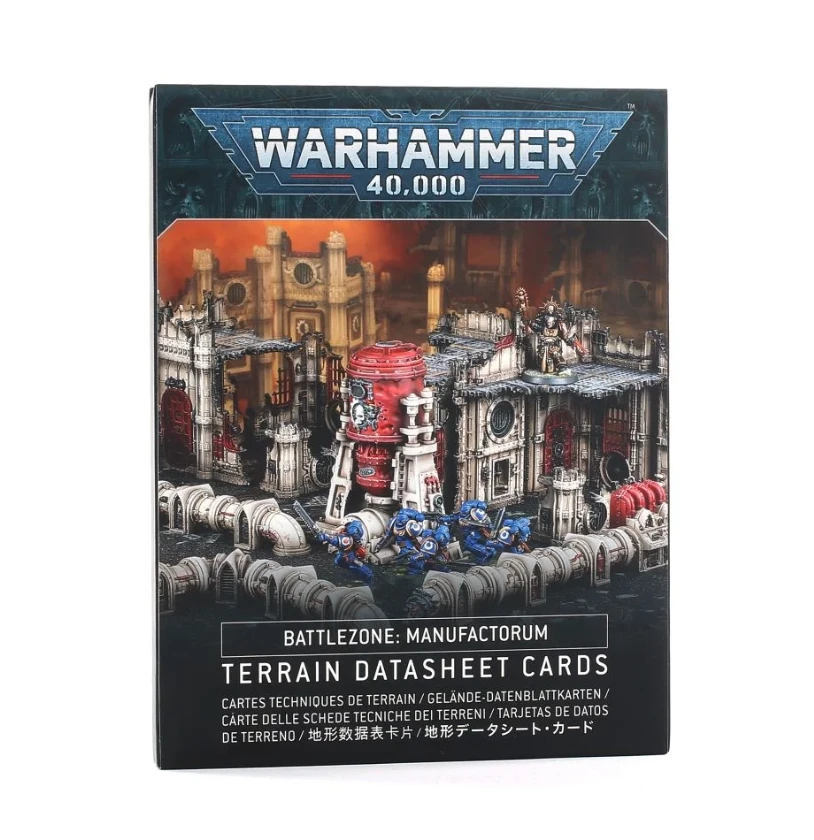 Games Workshop Battlezone : Manufactorum - Terrrain Datasheet Cards 3 Games Workshop Battlezone : Manufactorum - Terrrain Datasheet Cards