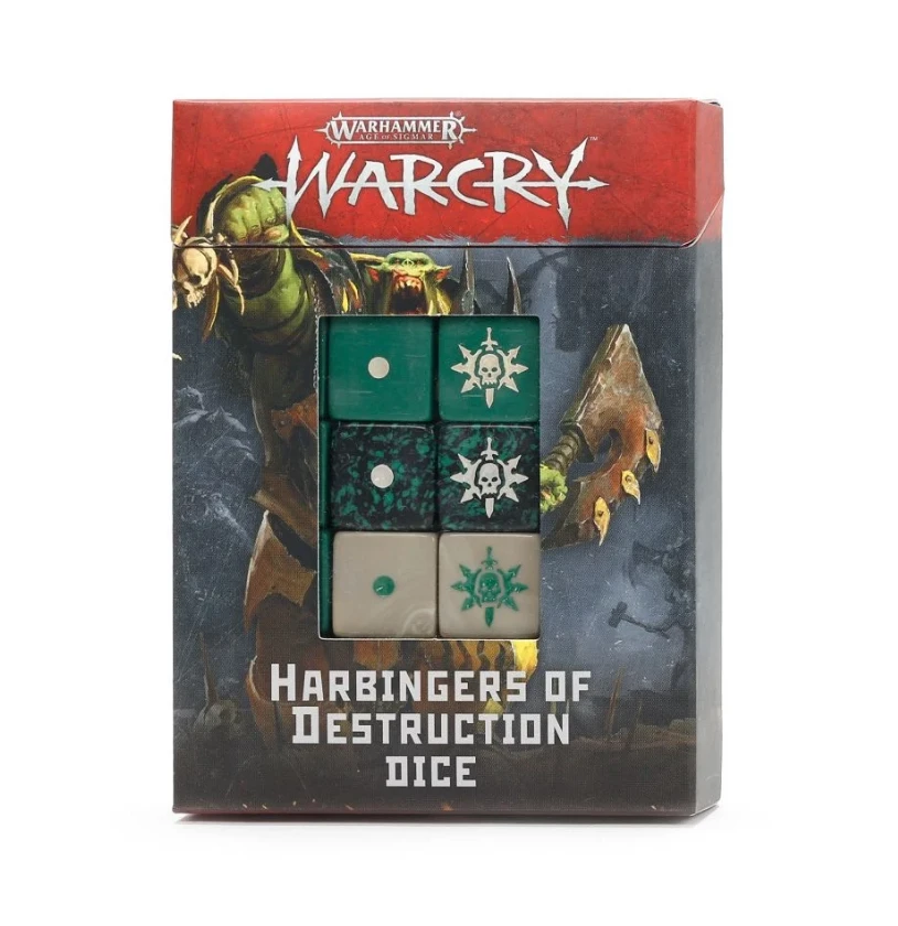 Games Workshop Warcry: Harbingers Of Destruction Dice Set 4 Games Workshop Warcry: Harbingers Of Destruction Dice Set