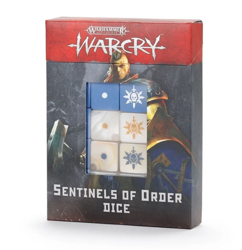 Games Workshop Warcry: Sentinels Of Order Dice Set 4 Games Workshop Warcry: Sentinels Of Order Dice Set