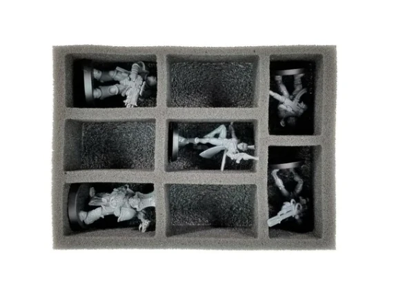 Storage Battle Foam - EVA Mini-X Minis & Cards Load Out (Necromunda) 8 Storage Battle Foam - EVA Mini-X Minis & Cards Load Out (Necromunda)