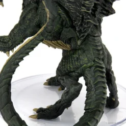 Wizards Of The Coast D&D Premium Painted Figure: Adult Black Dragon