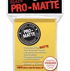 Ultra Pro UP 50 Count - Yellow Deck Protector Sleeves