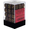 Chessex : 12mm D6 Set Blue Blood/Gold 1 Chessex : 12mm D6 Set Blue Blood/Gold