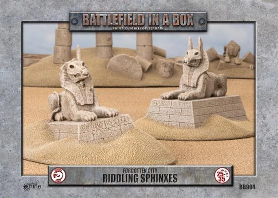 Gale Force Nine Scenery & Terrain Battlefield In A Box: Forgotten City - Riddling Sphinxes 3 Gale Force Nine Scenery & Terrain Battlefield In A Box: Forgotten City - Riddling Sphinxes