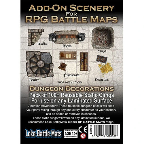 Loke Battlemats Add-on Scenery For Battlemats - Dungeon Decorations Role Playing Games 3 Loke Battlemats Add-on Scenery For Battlemats - Dungeon Decorations Role Playing Games