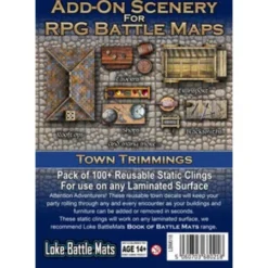 Loke Battlemats Add-on Scenery For Battlemats - Town Trimmings