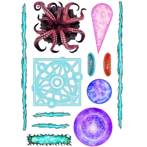 Loke Battlemats Add-on Scenery For Battlemats - Magic Effects 4 Loke Battlemats Add-on Scenery For Battlemats - Magic Effects