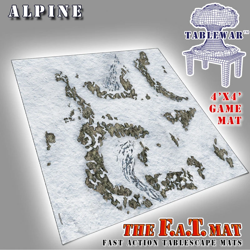 TableWar Alpine 4 X 4 FAT Mat 3 TableWar Alpine 4 X 4 FAT Mat