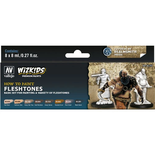 ACRYLICOS VALLEJO, S.L. WizKids Premium Paints: Fleshtones Dungeons & Dragons 3 ACRYLICOS VALLEJO, S.L. WizKids Premium Paints: Fleshtones Dungeons & Dragons