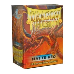 Arcane Tinmen Gaming Accessories Dragon Shield: Red - Matte (100)