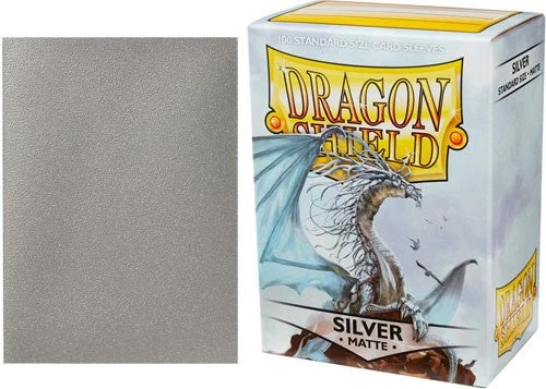 Arcane Tinmen Dragon Shield: Silver - Matte (100) Gaming Accessories 3 Arcane Tinmen Dragon Shield: Silver - Matte (100) Gaming Accessories