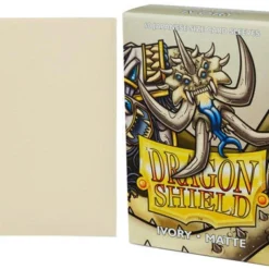 Arcane Tinmen Dragon Shields : Ivory - Matte (60 Count Japanese Size)