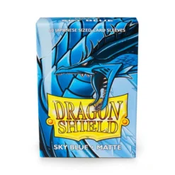 Arcane Tinmen Gaming Accessories Dragon Shields : Sky Blue - Matte (60 Count Japanese Size)