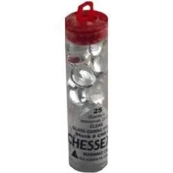 Chessex : Glass Gaming Stones - Clear Gaming Accessories