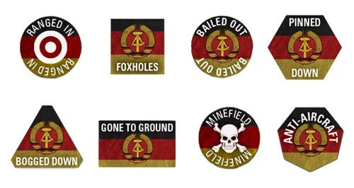 Battlefront Team Yankee : East German Token Set 3 Battlefront Team Yankee : East German Token Set