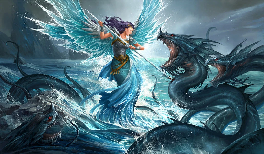 Gamermats - Aquatic Angel Game Mats 3 Gamermats - Aquatic Angel Game Mats