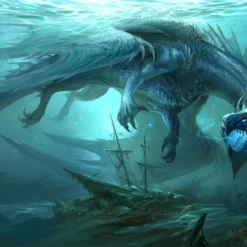 Gamermats - Dragon From The Depths Game Mats