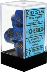 Gaming Accessories Chessex : Polyhedral 7-die Set Blue / Gold