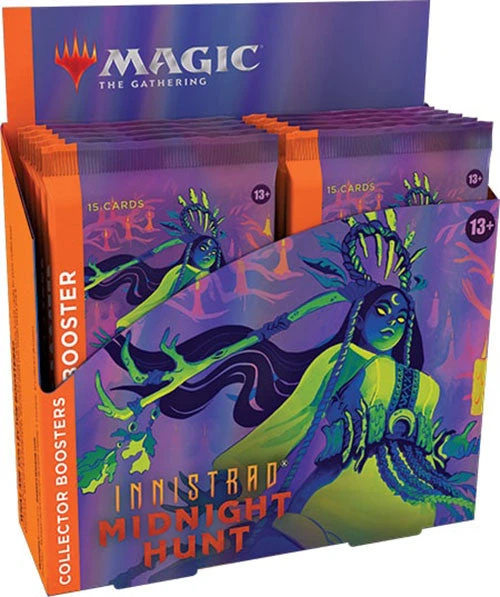 Wizards Of The Coast MtG: Innistrad : Midnight Hunt Collector's Booster Box Magic The Gathering 3 Wizards Of The Coast MtG: Innistrad : Midnight Hunt Collector's Booster Box Magic The Gathering