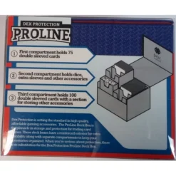 Dex Protection : Large Proline Deck Box - Black 9 Dex Protection : Large Proline Deck Box - Black