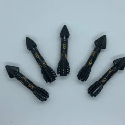 Tabletop Tycoon Dice The Rogue 5d8 Crossbow Bolts - Nightshade & Thieves' Gold