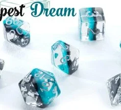Gate Keeper Games Eclipse Dice Polyhedral Set: Deepest Dream (7)