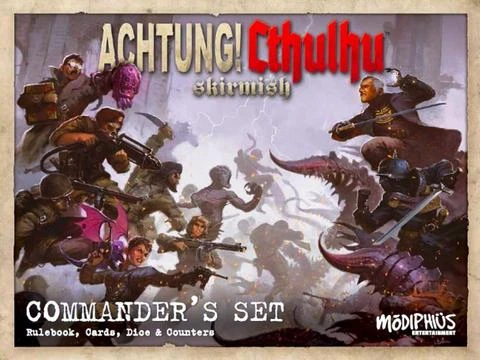Modiphius Role Playing Games Achtung! Cthuhu : Skirmish Commander's Set 3 Modiphius Role Playing Games Achtung! Cthuhu : Skirmish Commander's Set