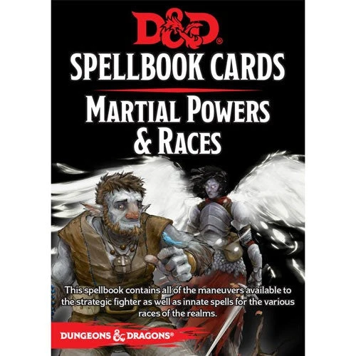 Gale Force Nine Dungeons & Dragons - Spellbook Cards : Martial Powers And Races 3 Gale Force Nine Dungeons & Dragons - Spellbook Cards : Martial Powers And Races