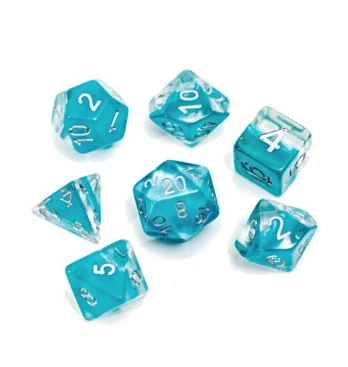 Gate Keeper Games Neutron : Glacier - 7 Dice Set 3 Gate Keeper Games Neutron : Glacier - 7 Dice Set