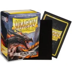 Arcane Tinmen Gaming Accessories Dragon Shield: Black- Non-glare Matte (100)