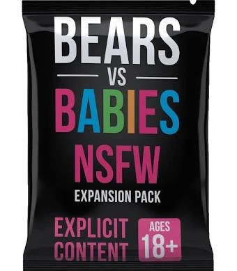 Exploding Kittens Card Games Bears Vs Babies - NSFW Expansion Pack 3 Exploding Kittens Card Games Bears Vs Babies - NSFW Expansion Pack