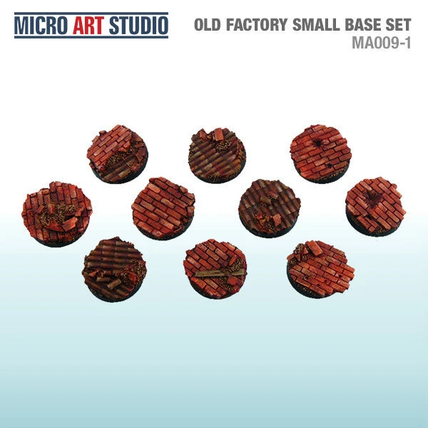 CMON Micro Art Old Factory Small Bases 3 CMON Micro Art Old Factory Small Bases