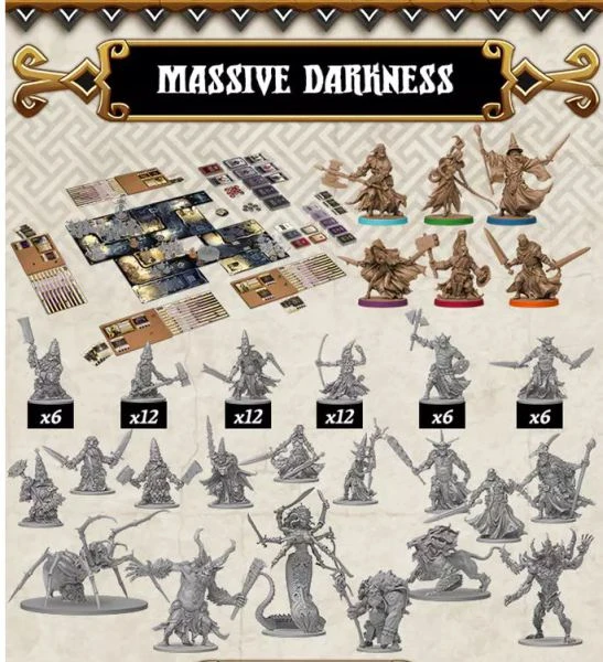 CMON Massive Darkness CMon Boxed Games 5 CMON Massive Darkness CMon Boxed Games