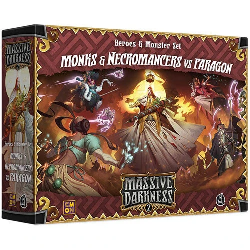 CMON CMon Boxed Games Massive Darkness 2 : Heroes & Monster Set - Monks & Necromancers Vs Paragon 3 CMON CMon Boxed Games Massive Darkness 2 : Heroes & Monster Set - Monks & Necromancers Vs Paragon