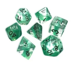 Gate Keeper Games Neutron : Mint - 7 Dice Set